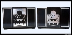 Paire de coffret sur le thème de Batman